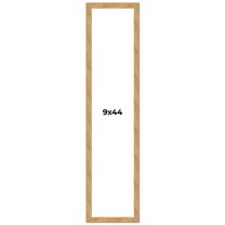 9x44 Frame Beige Real Wood Picture Frame Width 1.25 inches | Interior Frame Depth 0.5 inches |