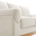 thumbnail image 6 of Sofa Couch, Ivory White, Fabric, Living Kitchen Cafe Bistro Hospitality Restaurant, Modern Contemporary HB34839, 6 of 9
