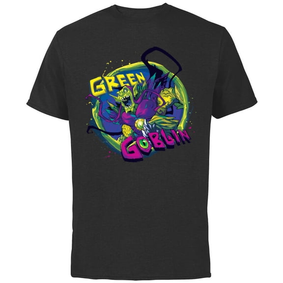 Marvel Mech Strike: Monster Hunters Green Goblin - Short Sleeve Cotton T-Shirt for Adults - Customized-Black