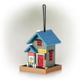 thumbnail image 4 of Alpine Corporation 9-Inch Hanging Flower Shop Bird Feeder, Multicolored, 4 of 13