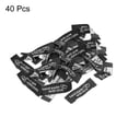 thumbnail image 3 of 40pcs Sewing Labels, Handmade with Love Labels Personalized Satin Embossed Tags Woven Sew on Clothing (Black), 3 of 8