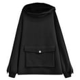 thumbnail image 5 of Boys Long Sleeve T Shirts On Clearance Kids Baby Girls Boys Hoodie Pullover Sweatshirt with Pocket Clothes Infant Girl Crewneck Sweatshirt Black XL, 5 of 5
