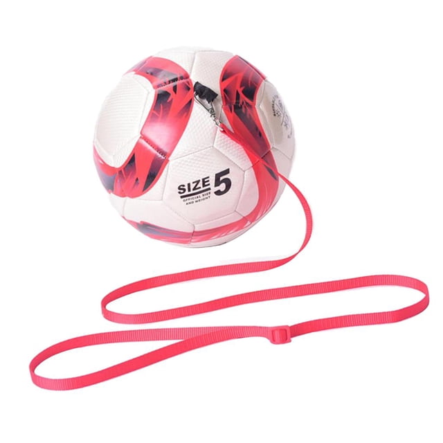 Balón de fútbol de entrenamiento y bomba - Entrenador de tiro / patada de fútbol, práctica individual / 26x13x11cm Cola Fútbol de entrenamiento para niños