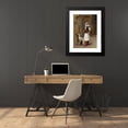 thumbnail image 4 of Jean-Léon Gérôme 18x24 Black Modern Framed Museum Art Print Titled - Arnaut and Two Whippets (1867), 4 of 5