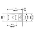 thumbnail image 6 of Duravit 2103010005 One-piece toilet white, with mech., sipho, 6 of 6