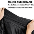 thumbnail image 4 of Trailerable Boat Cover 210D Heavy Duty Waterproof Marine Grade UV Resistant ，Waterproof and Sunscreen Heavy Duty Trailerable Boat Cover With Storage Bag Fits V-hull Boats 17-19 Ft, 4 of 10