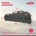 thumbnail image 3 of SKB ATA Roto Electric Bass Guitar Hard Case with TSA Locking Latches, Black, 3 of 12