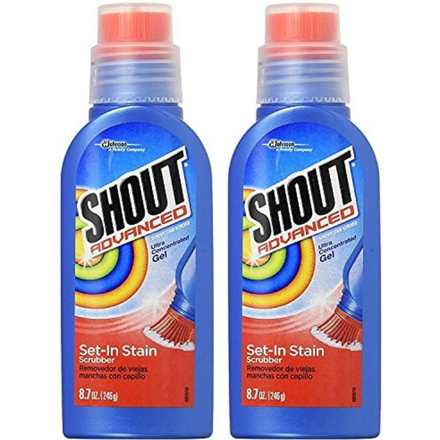 .Shout Gel Détachant Ultra Concentré Avancé, 8,7 Oz Lot de 2, Rouge