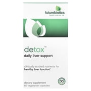 Futurebiotics Detox, Daily Liver Support Vegetarian Capsules, 60 Ea