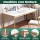 thumbnail image 3 of Escritorio Minimalista para Computadora y Oficina, Mesa de Trabajo Moderna con Gran Espacio y Patas Reforzadas, Ideal para Estudio, Gaming y Home Office (Blanco), 3 of 4