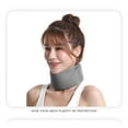 thumbnail image 2 of Neck Brace for and Support Soft Collar Stabilizes Spine Pressure for Men Women Sleeping Snoozing Comfort, 2 of 7