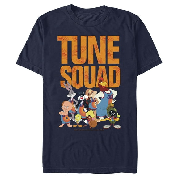 Men's Space Jam: A New Legacy Full Tune Squad Graphic Tee Navy Blue Medium