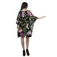 thumbnail image 4 of Moomaya Women's Short Tassel Kaftan Casual Swimwear Swimsuit Cover Up Short Beach Caftan Dress, 4 of 7