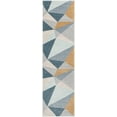 thumbnail image 3 of Well Woven Tessa Blue Modern Geometric Shatter Triangles Pattern Runner Rug (2' x 7'), 3 of 7