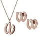 thumbnail image 1 of Set de Joyería para Mujer Iniciales LuckyLy, Collar y Aretes Oro Rosa 18k, Modelo Yara rosa UNITALLA, 1 of 7