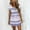 Purple, variant on RKSTN Summer Dresses for Women Wide Stripes Womens Dresses Tie Front Short Sleeve Crew Neck Breathable Midi Beach Dress with Pockets (Navy ,S)