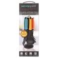 thumbnail image 2 of Servappetit Colorful Kitchen Utensils Tool Set, Nonstick Cookware, Dishwasher Safe, 6 - Piece With Rotating Stand, 2 of 12
