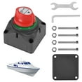 thumbnail image 2 of PENGXIANG Battery Switch 12V/24V/48V/60V Battery Disconnect Switch Power Cut Switch Disconnect Isolator with Mounting Bolts Double-head & Hexagonal Wrench, 2 of 9