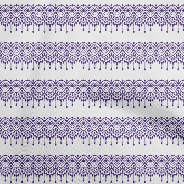 oneOone Silk Tabby Purple Fabric Asian Ikat Craft Projects Decor Fabric Printed By The Yard 42 Inch Wide