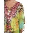 thumbnail image 5 of White Mark Women's Maternity Animal Print Caftan, 5 of 5