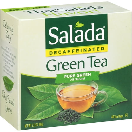 Salada Sacs de thé vert décaféiné - 40 CT