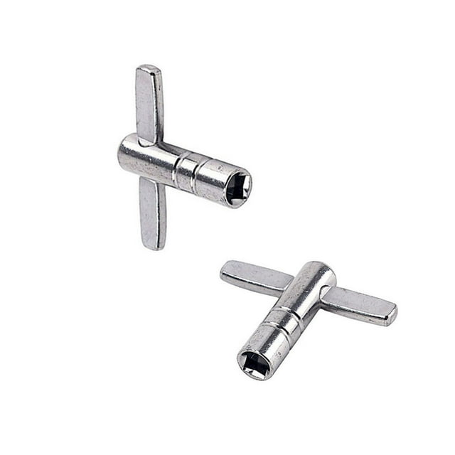 Soidarity Llave en forma de T de tambor de 2 piezas, afinación de cabeza de llave, diseño Musical considerado, llave Universal de percusión, Accesorios para instrumentos musicales