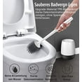thumbnail image 3 of Juego de cepillos de baño, cepillo de baño con cerdas de silicona antirayaduras y mango ergonómico para una limpieza profunda y una mejor higiene del baño, 3 of 7
