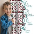 thumbnail image 3 of Blackout Kids Curtains,White Christmas Animal and Car Pattern Childrens Insulated Curtains Set Of 2,Bedroom Essentials,Toddler Room Decor 42"x54", 3 of 5
