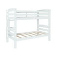 thumbnail image 5 of Linon Levi Twin over Twin Wood Bunk Bed in White, 5 of 14