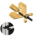 Flash Sale! Hardware Door Stop AntiTheft Door Block Bright Gold, Home Essentials Clearance Sale