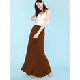 thumbnail image 5 of Made by Johnny Women's Lightweight Floor Length Maxi Skirt M RUST, 5 of 6