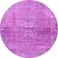 thumbnail image 1 of Ahgly Company Indoor Round Persian Pink Traditional Area Rugs, 5' Round, 1 of 4