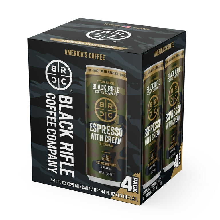 Black Rifle Coffee Company Iced Espresso with Cream, Ready to