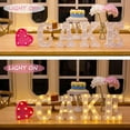 thumbnail image 6 of Bxaolu Light Up Letters, Led Letters Lights 26 Alphabet, Decorative Lighted Letters, Battery Powered Led Marquee Light Up Letters for Party, Wedding, Birthday, Bar, Night Light, Home Decor, 6 of 8