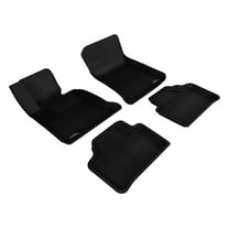 3D MAXpider L1BM04501509 Complete Set Custom Fit All-Weather Floor Mat for Select BMW X1 (E84) sDrive Models - Kagu Rubber (Black)