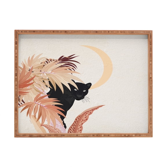 Society6 Iveta Abolina Raffi Moon 18" x 14" Large Rectangular Tray
