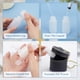 thumbnail image 4 of Paquete de 10 frascos de viaje de 30 ml (1 oz), pequeños tubos de viaje con tapa abatible, frascos de muestra rellenables de plástico para maquillaje, cosméticos líquidos y artículos de tocador., 4 of 9
