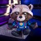 thumbnail image 4 of Peluche Bleacher Creatures Marvel Rocket Raccoon de 8 pulgadas, 4 of 8