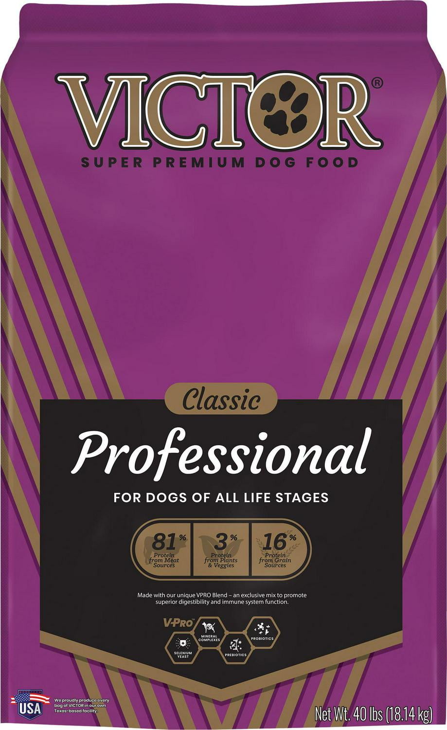Victor Classic Professional All Life Stages Performance Beef Recipe Dry