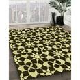 thumbnail image 3 of Ahgly Company Machine Washable Indoor Rectangle Transitional Midnight Gray Area Rugs, 5' x 7', 3 of 7