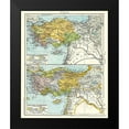 thumbnail image 2 of Velhagen 15x18 Black Modern Framed Museum Art Print Titled - Asia Minor Roman Persian Times - Velhagen 1897, 2 of 5
