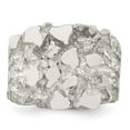 thumbnail image 5 of Sterling Silver Men's Nugget Ring QR4451, 5 of 5