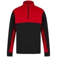 thumbnail image 1 of Finden & Hales Mens Colour Block Quarter Zip Tracksuit Top, 1 of 3