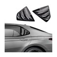 thumbnail image 2 of Para accesorios 2018-2023, rejillas de ventilación laterales traseras, cortinas de ventilación, molduras de cubierta, persianas - Negro brillante, negro brillante, 2 of 5