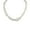 White, variant on Sterling Silver White Potato Pearl Double Strand Necklace, 18 to 20 Inches