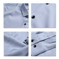 thumbnail image 4 of CloudStyle Dress Shirts for Men Long Sleeve Mens Dress Shirts Regular Fit Casual Button Down Shirts, 4 of 4