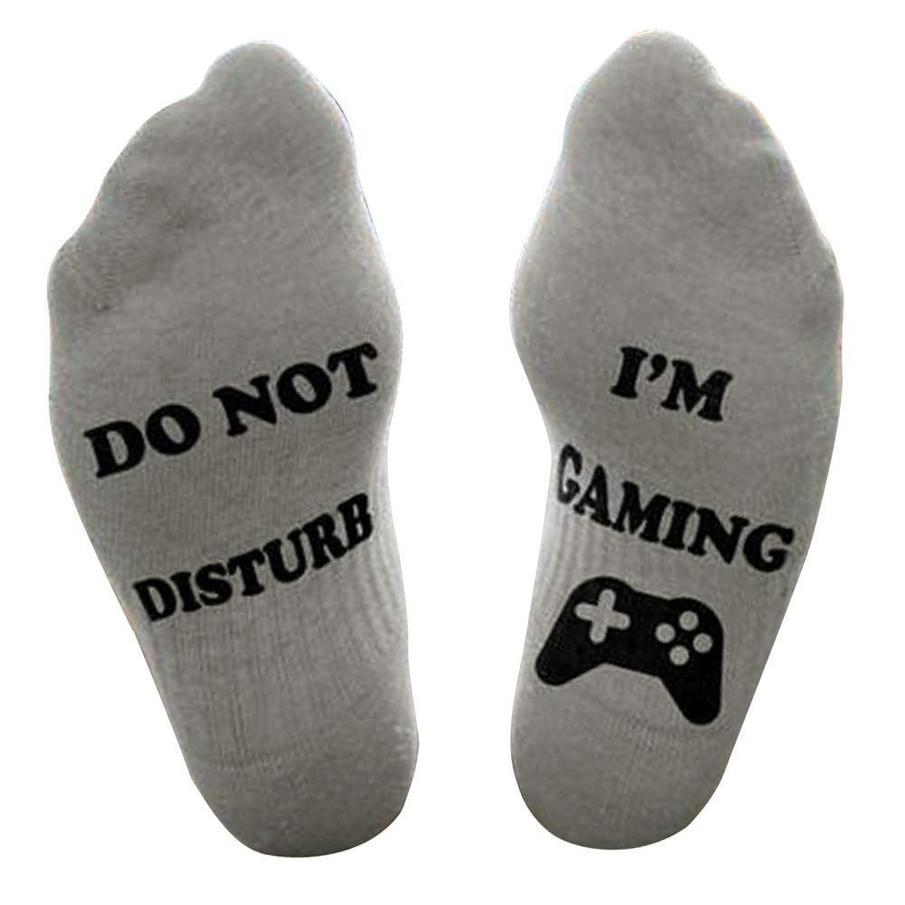 Clothing Socks - Funny Gaming Socks Do Not Disturb I'm Gaming Socks for ...