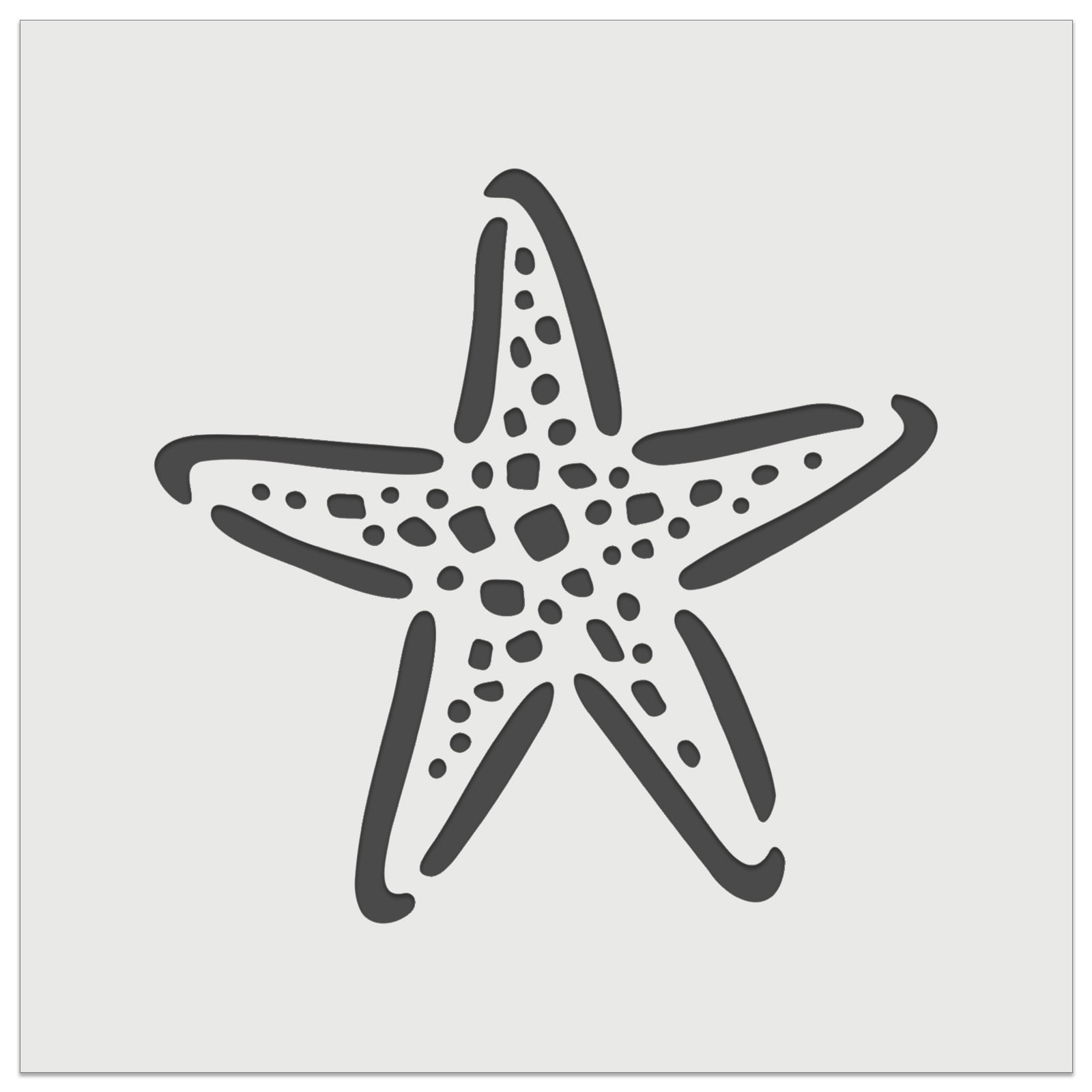 Starfish Sea Star DIY Cookie Wall Craft Stencil 3.5 Inch