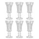 thumbnail image 1 of Round Shot Glasses, Lead Free Glass, Clear Shot Glass with Heavy Base, 1 of 5