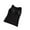 Black, variant on Women Velvet Brushed V Neck Seamless Tank Top with Chest Pad Warm Thermal Base Layer Soft Comfortable Winter Undershirt Womens Layering Essential